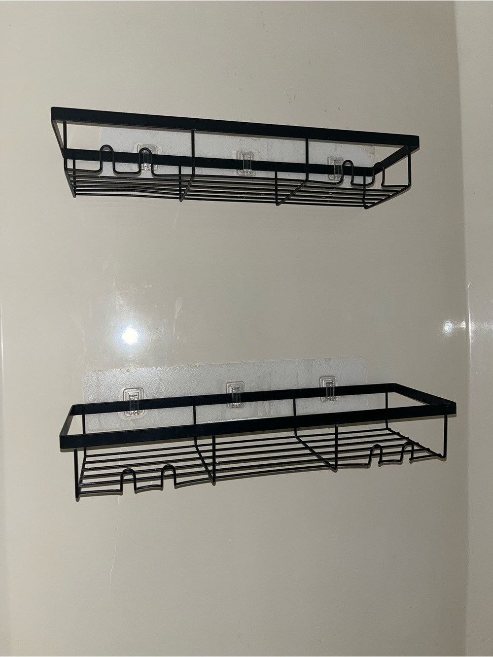 Amazon Black Over-the-Cabinet Bathroom Wall Shelf Rack